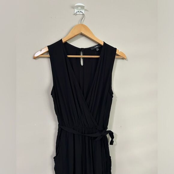 Lulu’s Advanced Degree Black Sleeveless Jumpsuit - Picture 9 of 16